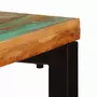 VIDAXL Table console 120x35x76 cm Bois de recuperation solide et acier