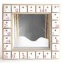Voir la diapositive 2 : Graine créative Calendrier de l'Avent carré en bois 32 x 32 cm