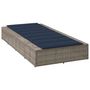 Voir la diapositive 5 : VIDAXL Transat avec coussin flottant gris resine tressee