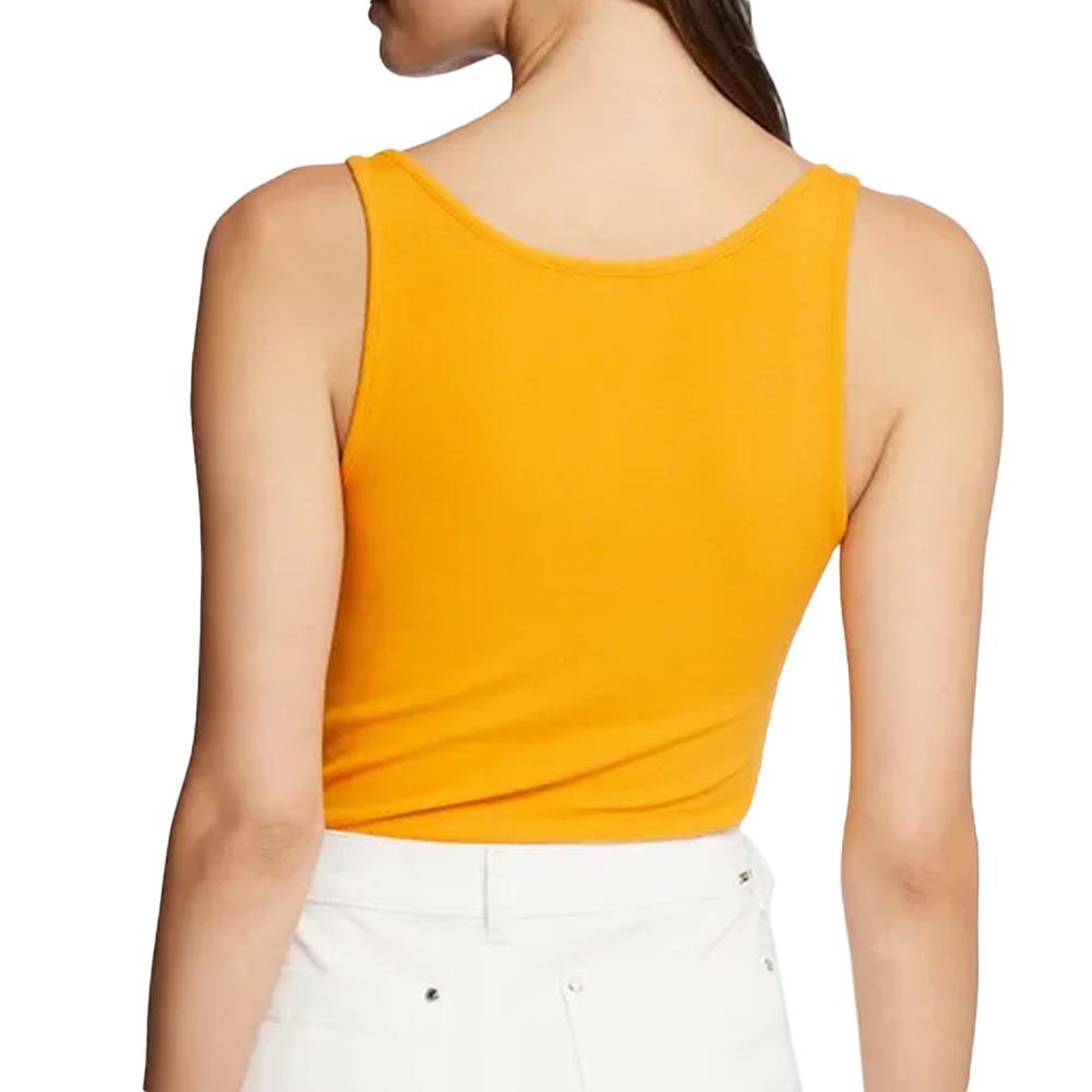Voir la diapositive 2 : MORGAN Débardeur Orange  Femme Morgan DUBO