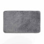 Voir la diapositive 2 : Paris Prix Tapis de Bain Microfibre  Métallisé  45x75cm Gris