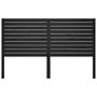 Voir la diapositive 3 : VIDAXL Tete de lit Noir 126x4x100 cm Bois massif de pin