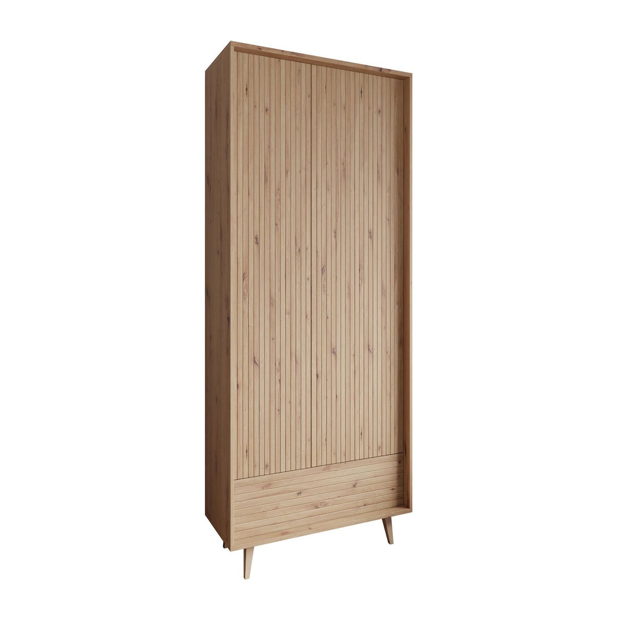 BEST MOBILIER Diego - armoire - effet bois - 92x180 cm