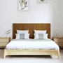 VIDAXL Tete de lit murale Marron miel 147x3x60 cm Bois massif de pin