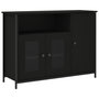Voir la diapositive 2 : VIDAXL Buffet noir 100x35x75 cm bois d'ingenierie