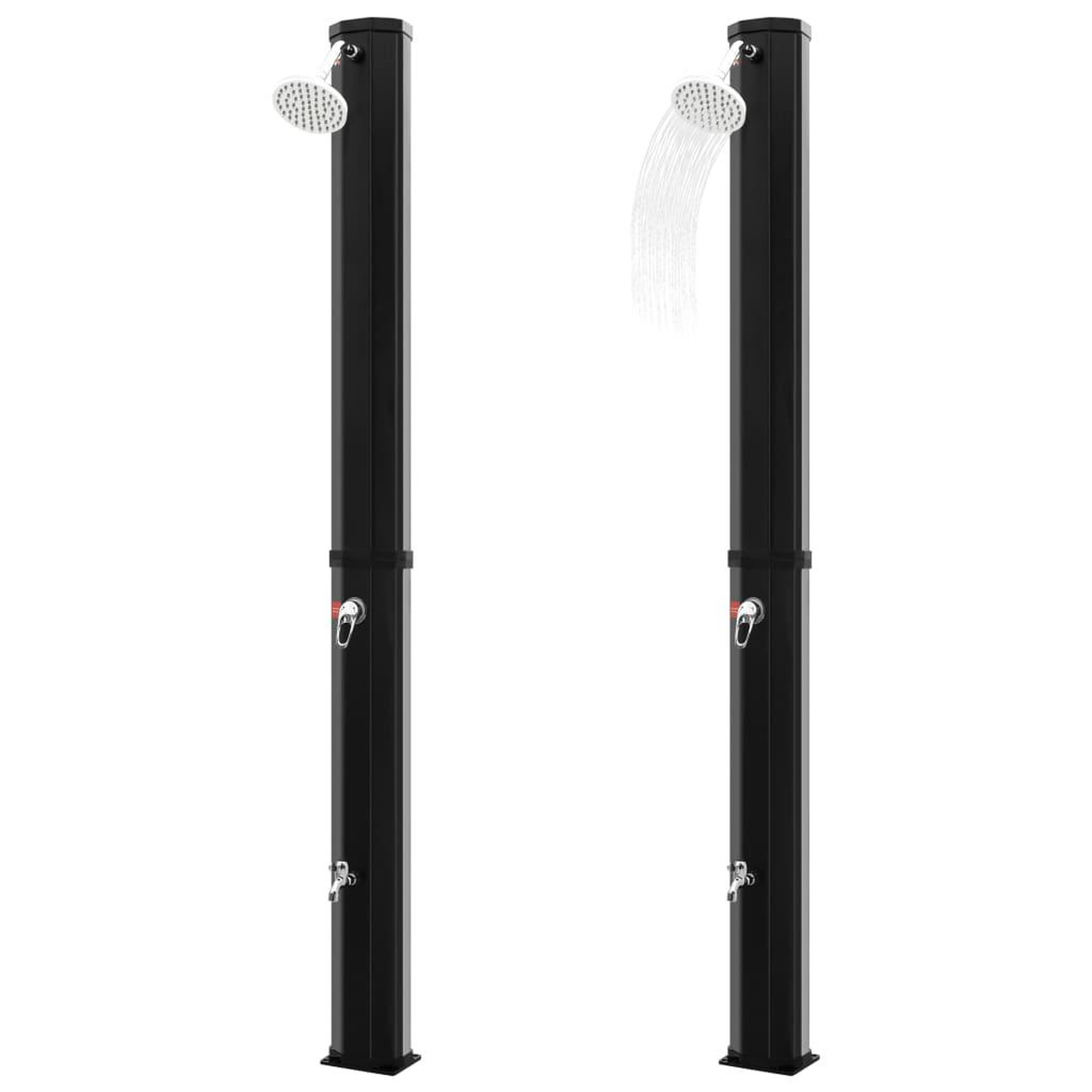 Voir la diapositive 4 : VIDAXL Douche solaire d'exterieur avec pomme de douche et robinet 35 L