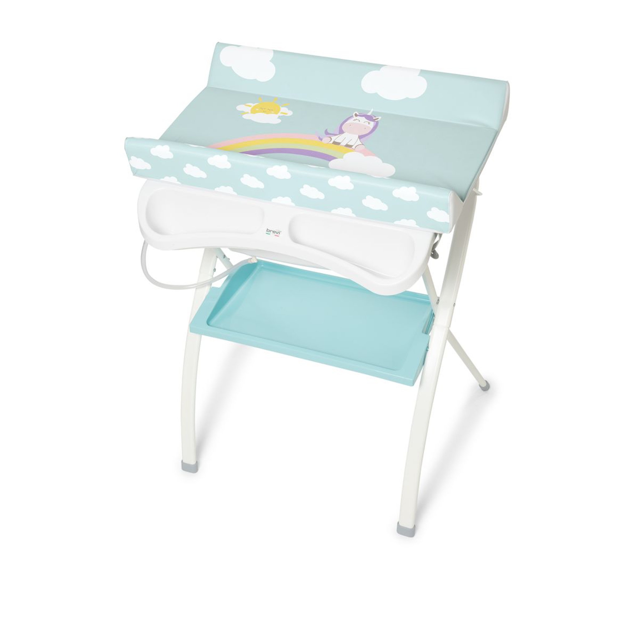 Voir la diapositive 1 : BREVI LINDO PRO Table à langer pliante - licorne