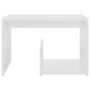 Voir la diapositive 4 : VIDAXL Table d'appoint blanc 59x36x38 cm bois d'ingenierie