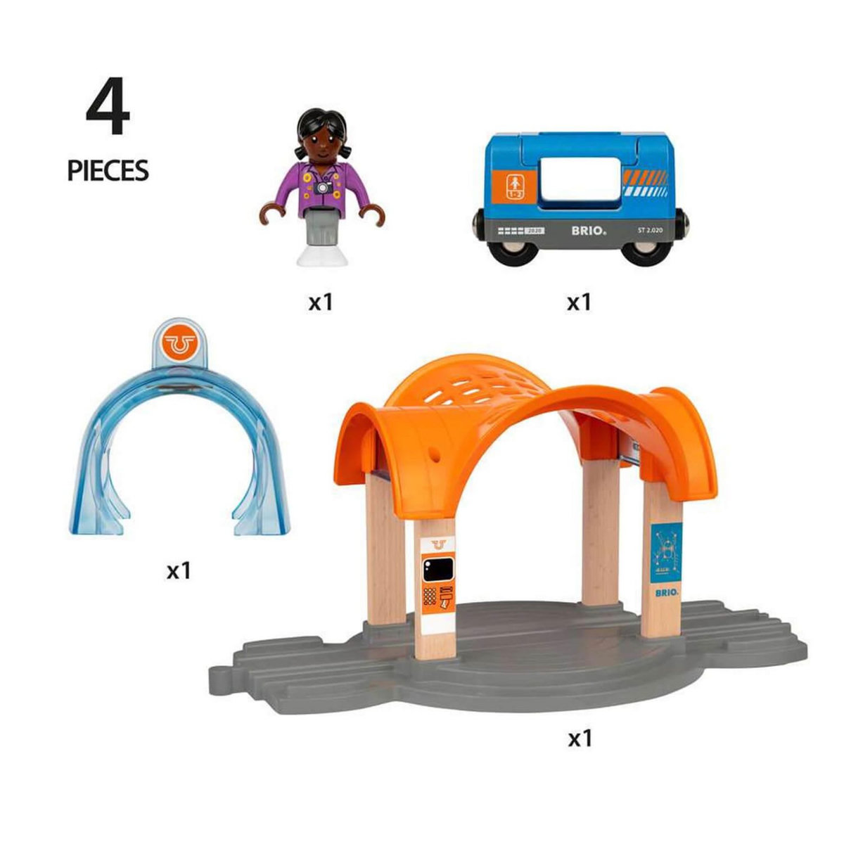 Brio Accessoire pour circuit de train Brio : Gare Smart Tech Sound