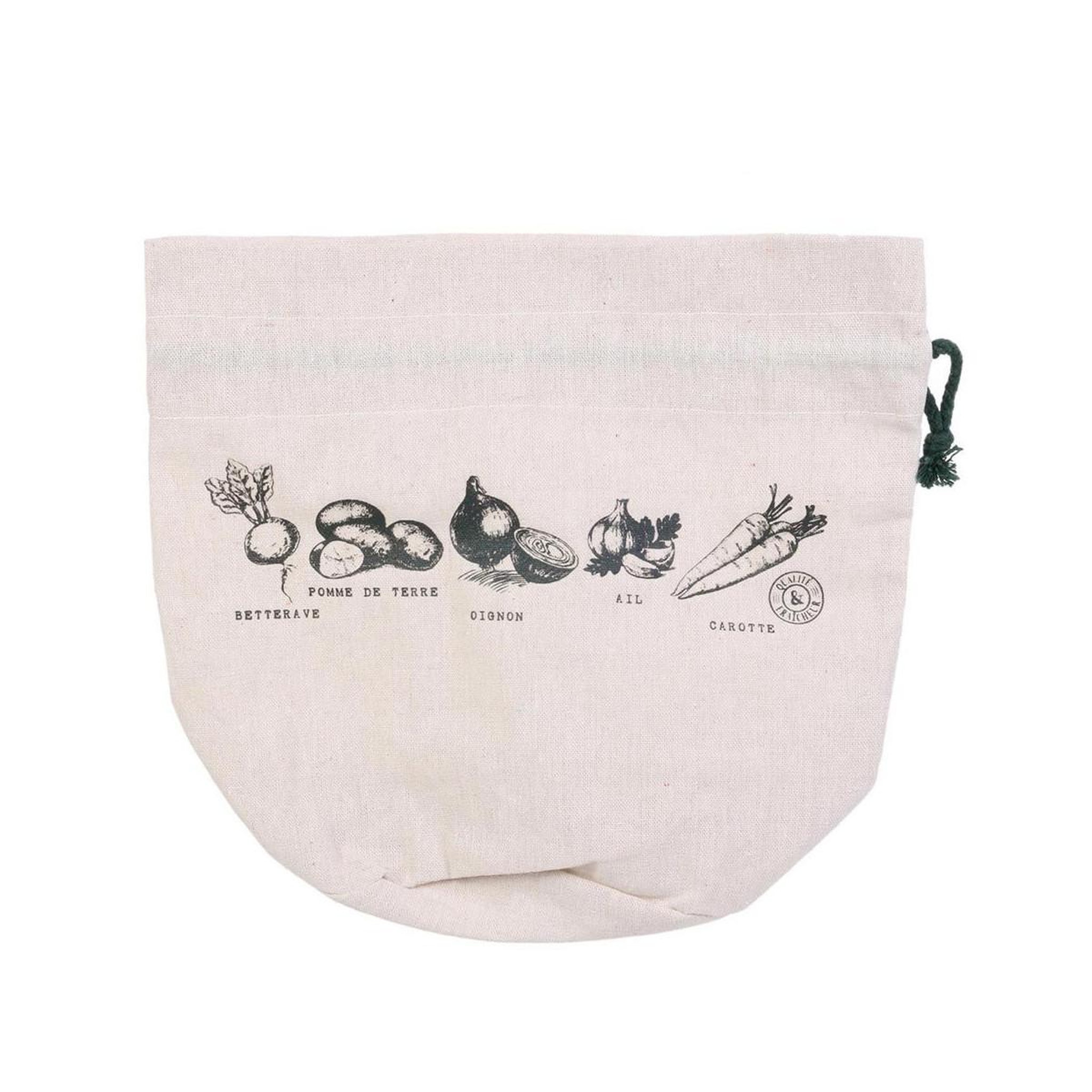 Voir la diapositive 1 : COOK CONCEPT Sac de Conservation  Réutilisable  26cm Blanc
