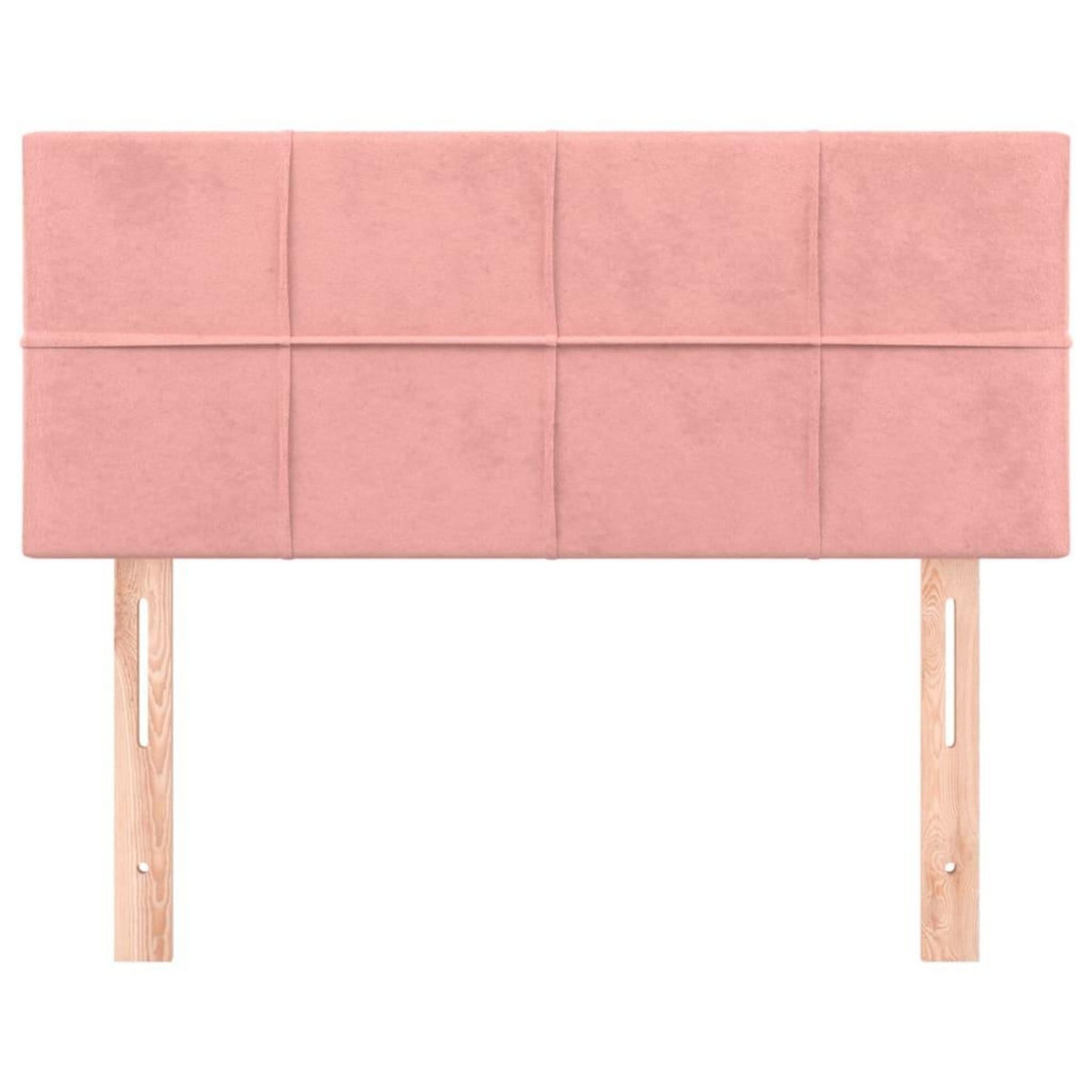 VIDAXL Tete de lit Rose 80x5x78/88 cm Velours
