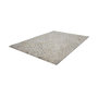Voir la diapositive 4 : Paris Prix Tapis en Cuir Effet Métallique  Spark  Ivoire & Chrome