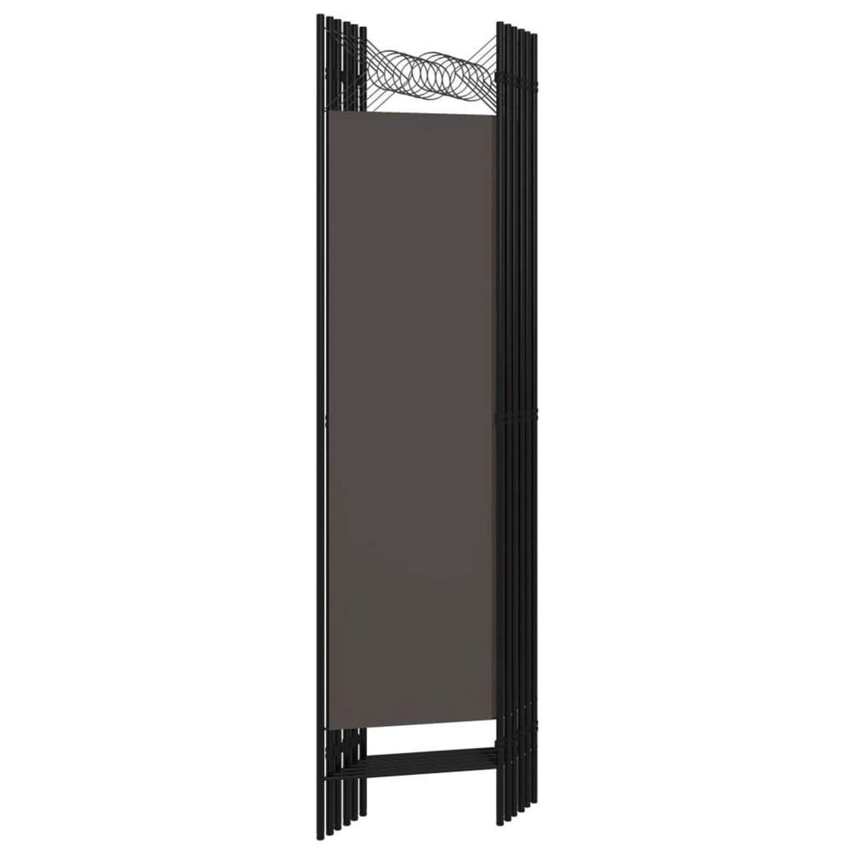 VIDAXL Cloison de separation 6 panneaux Anthracite 240x180 cm