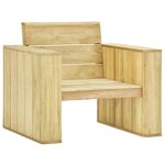 VIDAXL Chaise de jardin 89x76x76 cm Bois de pin impregne