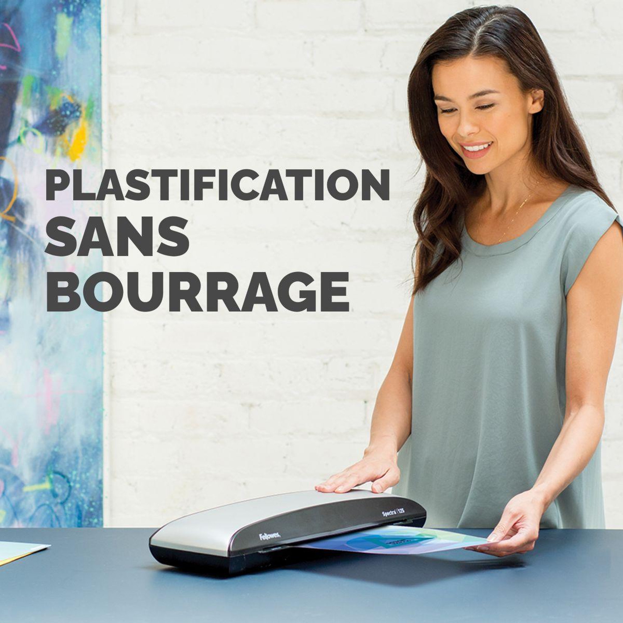 Voir la diapositive 2 : Fellowes Plastifieuse spectra a3