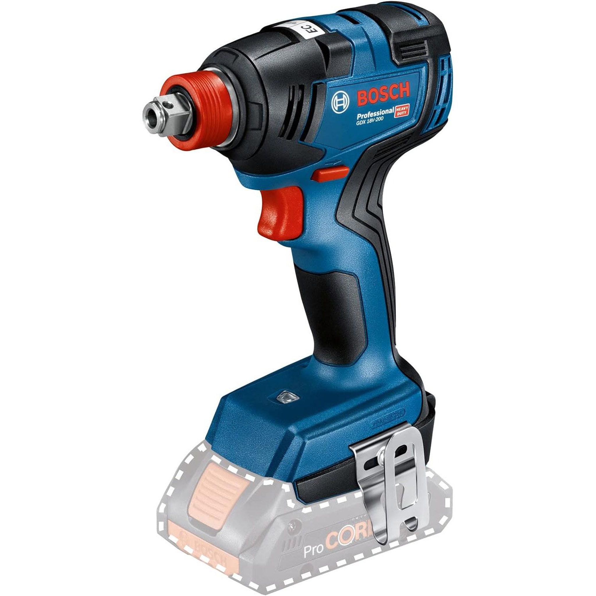 Bosch Professional Visseuse à chocs 18v 200nm 1/4  - gdx 18v-200 professional