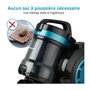 Voir la diapositive 5 : Medion MEDION MD 19407 Aspirateur Cyclonique sans sac - Puissance 800W - Capacité bac a poussiere 2 L - Filtre HEPA - Accessoires int