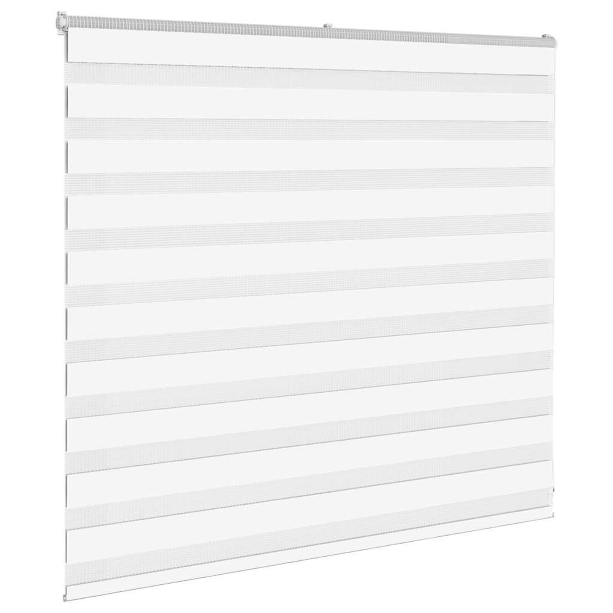 Voir la diapositive 3 : VIDAXL Store zebre blanc 160x100 cm largeur du tissu 155,9cm polyester
