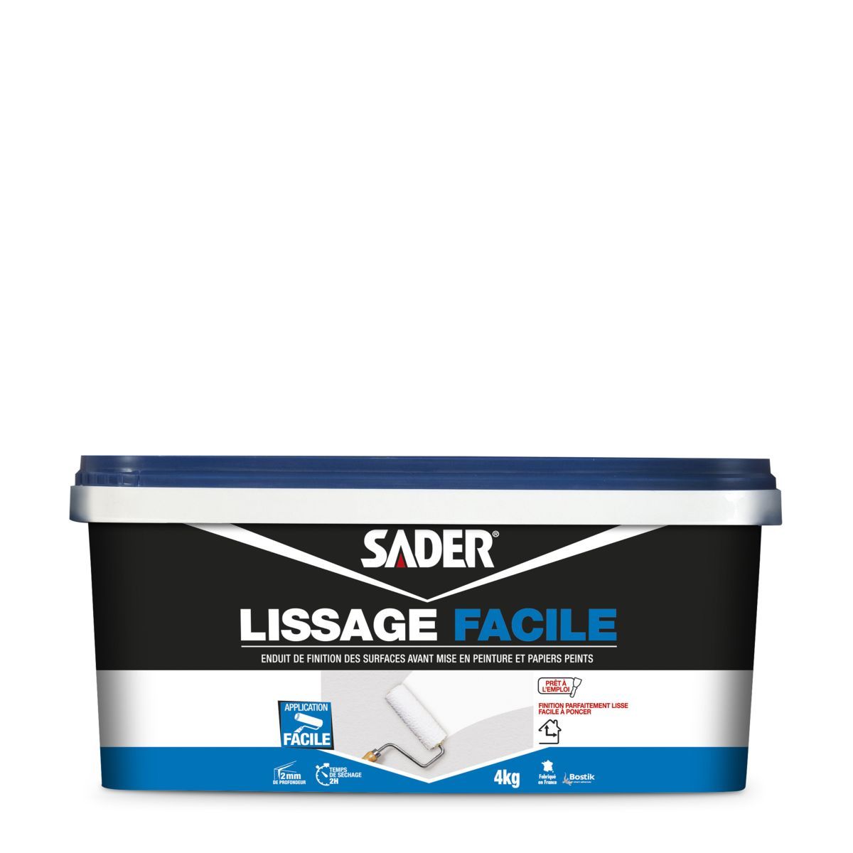 SADER BOS SADER ENDUIT LISSAGE FACILSEAU RECTANGULAIRE 4KG