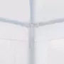 VIDAXL Tente de reception 3x6 m PE Blanc