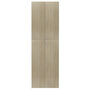 Voir la diapositive 5 : VIDAXL Armoire de bureau Chene sonoma 60x32x190 cm Bois d'ingenierie