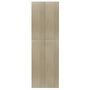 Voir la diapositive 5 : VIDAXL Armoire de bureau Chene sonoma 60x32x190 cm Bois d'ingenierie
