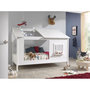 Voir la diapositive 4 : Paris Prix Pack - Lit Cabane Enfant & Sommier  Housebed II  90x200cm Blanc