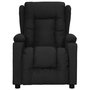 Voir la diapositive 3 : VIDAXL Fauteuil Noir Tissu