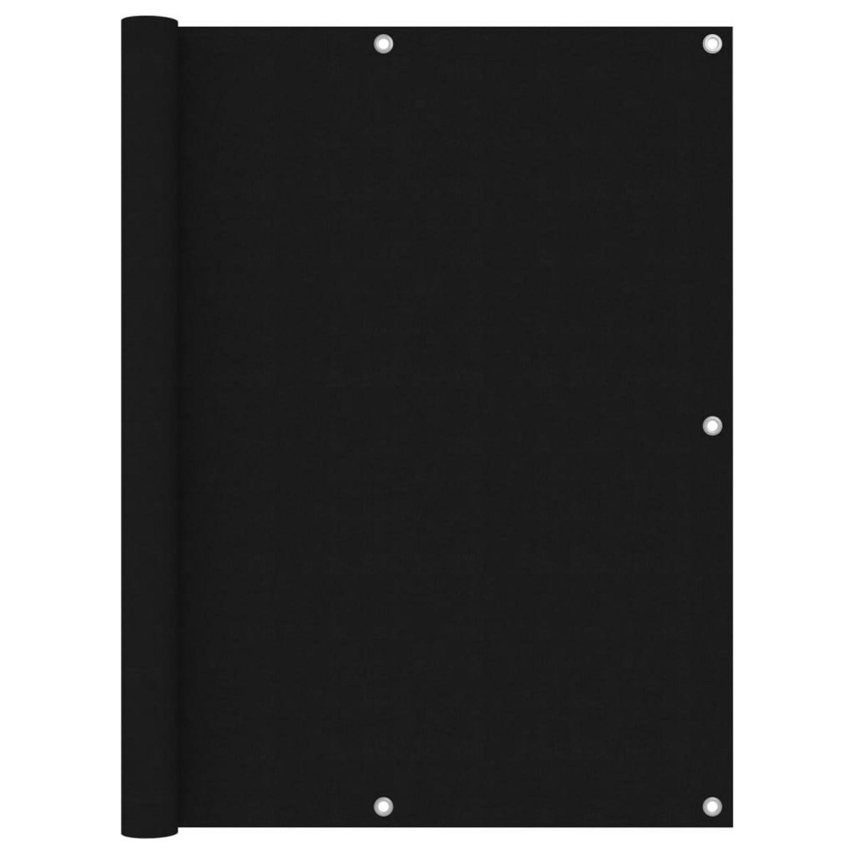 VIDAXL Ecran de balcon Noir 120x300 cm Tissu Oxford