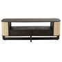 Voir la diapositive 4 : Paris Prix Meuble TV en Rotin  Molly  140cm Noir & Beige
