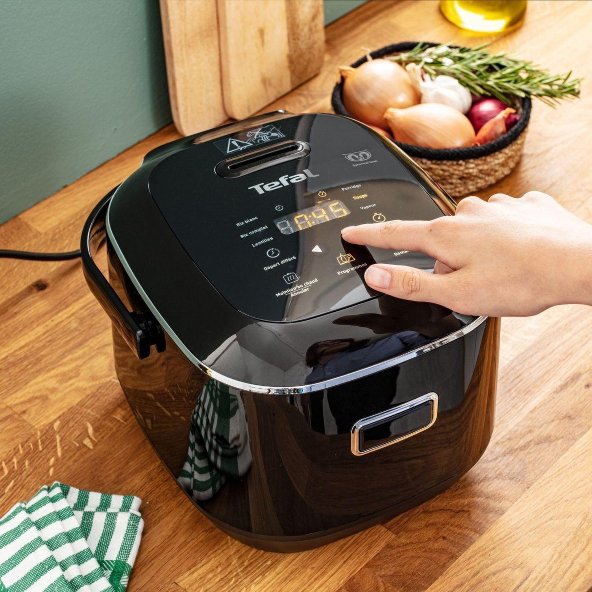 Voir la diapositive 4 : TEFAL Cuiseur riz rk6012f1 cuiseur à riz fuzzi