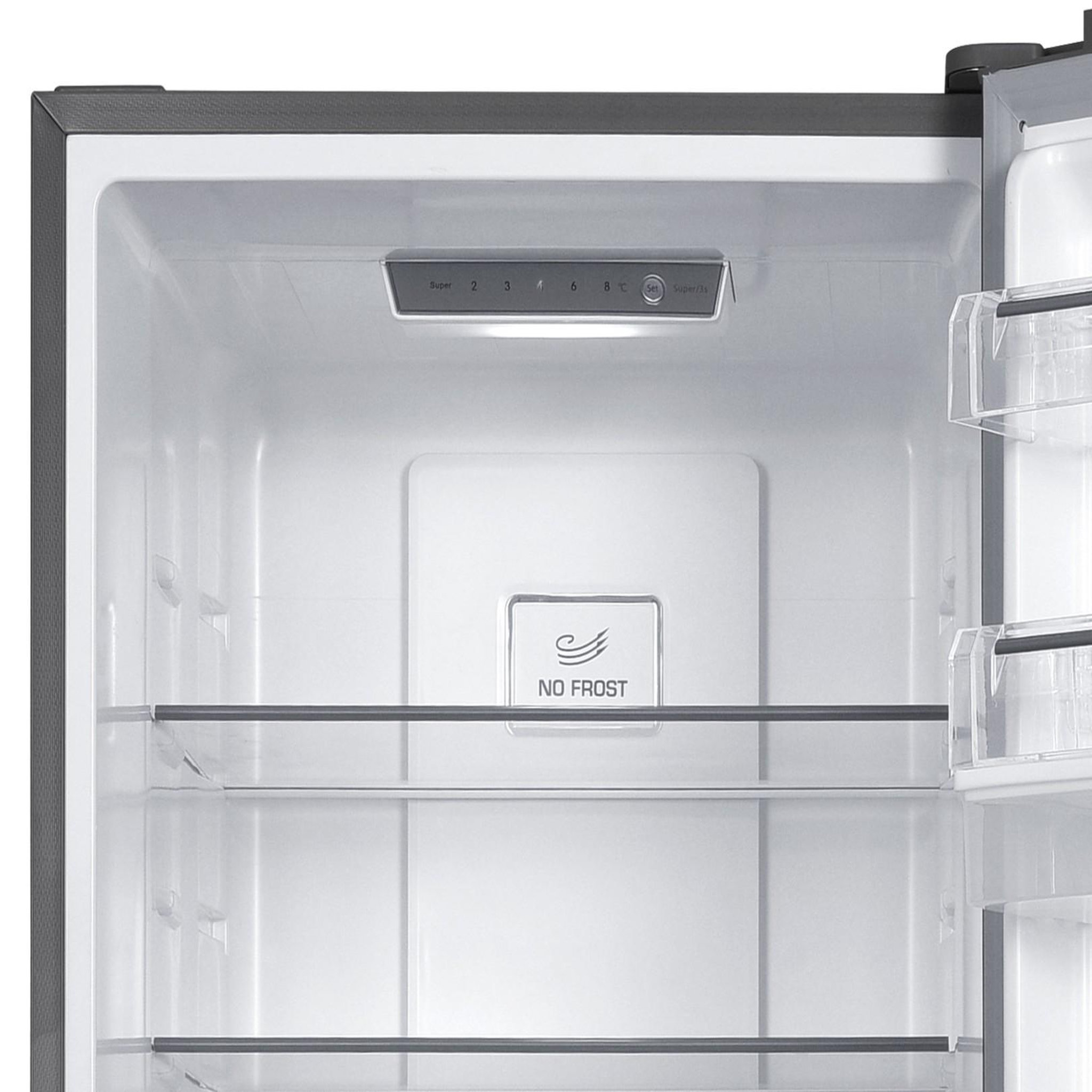 Voir la diapositive 4 : SCHNEIDER Réfrigérateur combiné 325L Inox - SCCB325HNFWD-XE