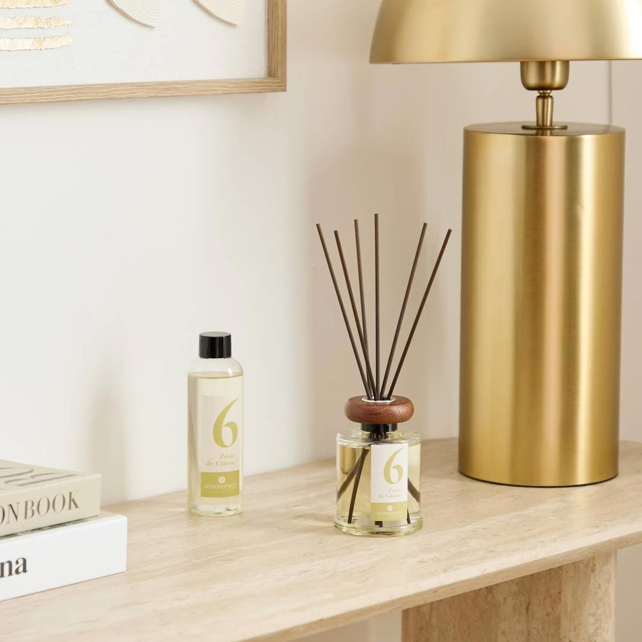 Voir la diapositive 2 : ATMOSPHERA Diffuseur de parfum  numia  180ml zeste de citron