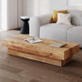 Voir la diapositive 2 : Rendez vous déco Table basse rectangulaire en bois de manguier-Aréto