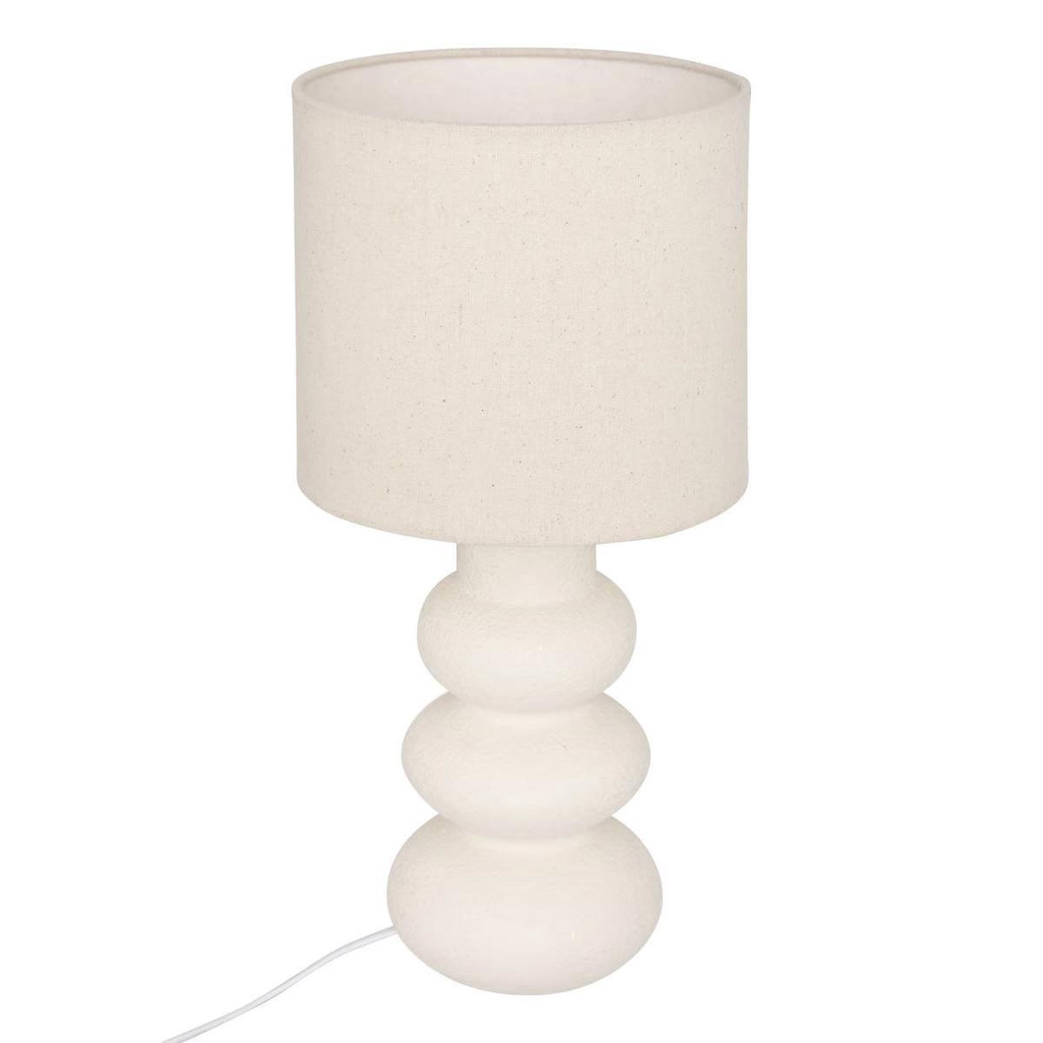 ATMOSPHERA Lampe design en céramique  alitha  42cm beige