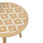 Voir la diapositive 4 : Paris Prix Lot de 3 Tables d'Appoint Gigognes  Baudoin  55cm Naturel