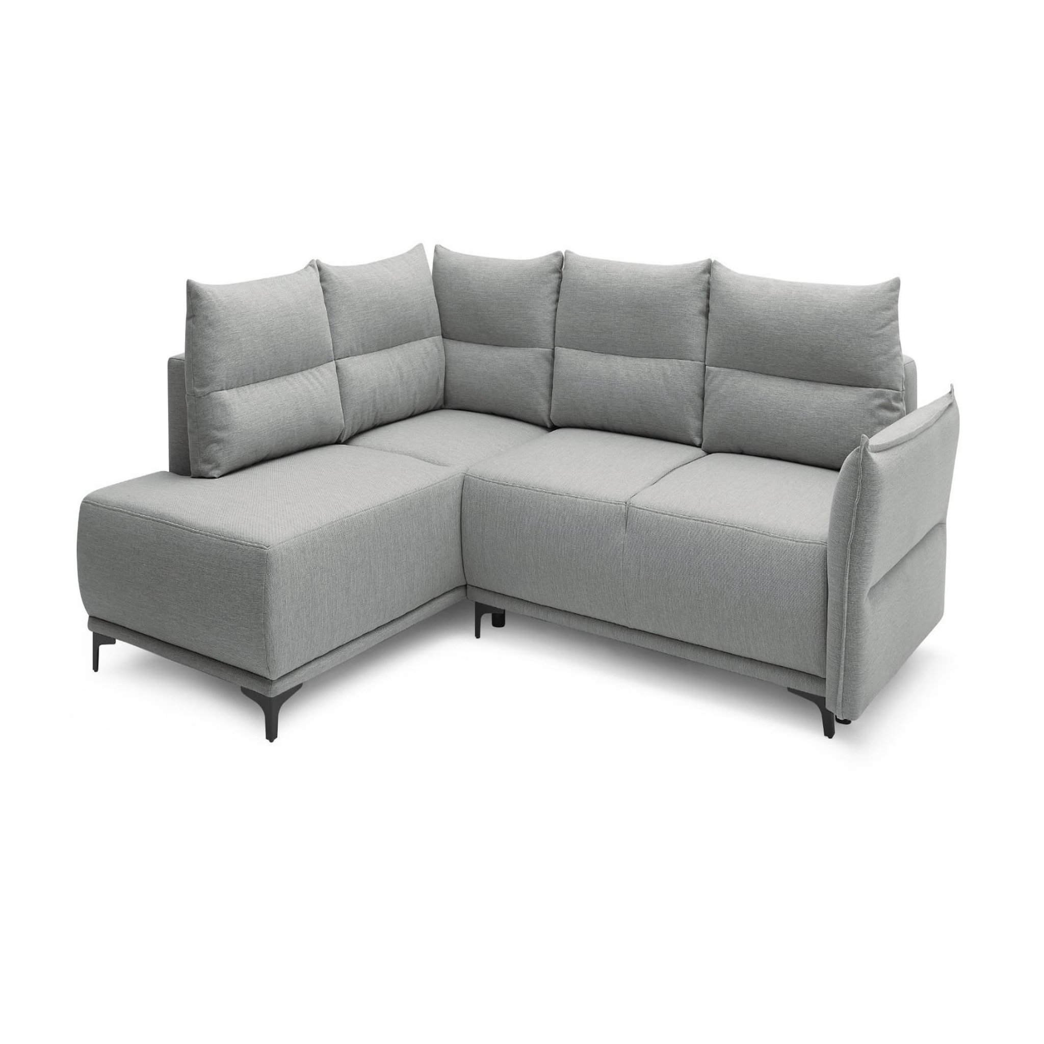 Voir la diapositive 6 : LISA DESIGN Arya - canapé d'angle convertible - avec coffre - 5 places - style contemporain - gauche