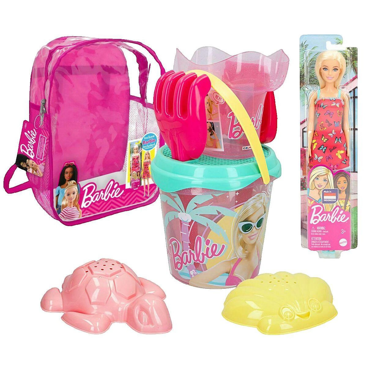 BARBIE Set de jouets de plage Barbie Color Baby