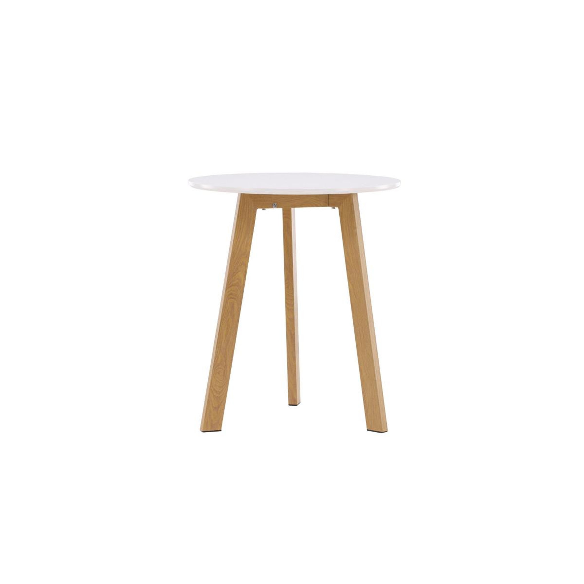 Voir la diapositive 3 : Paris Prix Table à manger design  leonora  65cm blanc