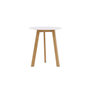 Voir la diapositive 3 : Paris Prix Table à Manger Design  Leonora  65cm Blanc