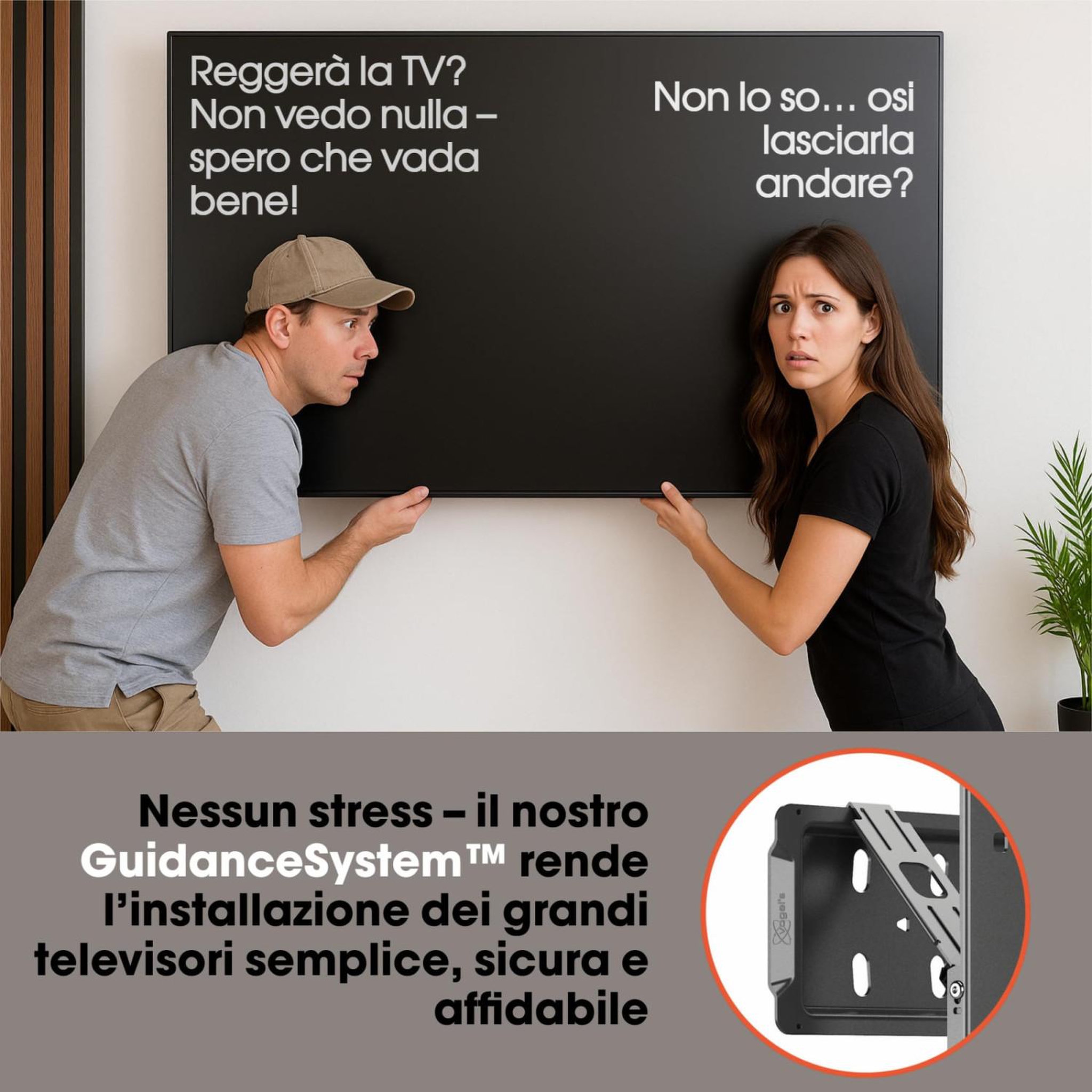 Voir la diapositive 3 : Vogel's Vogel's support tv mural fixe tvm 5505 32-77'' 75 kg vesa 400x400