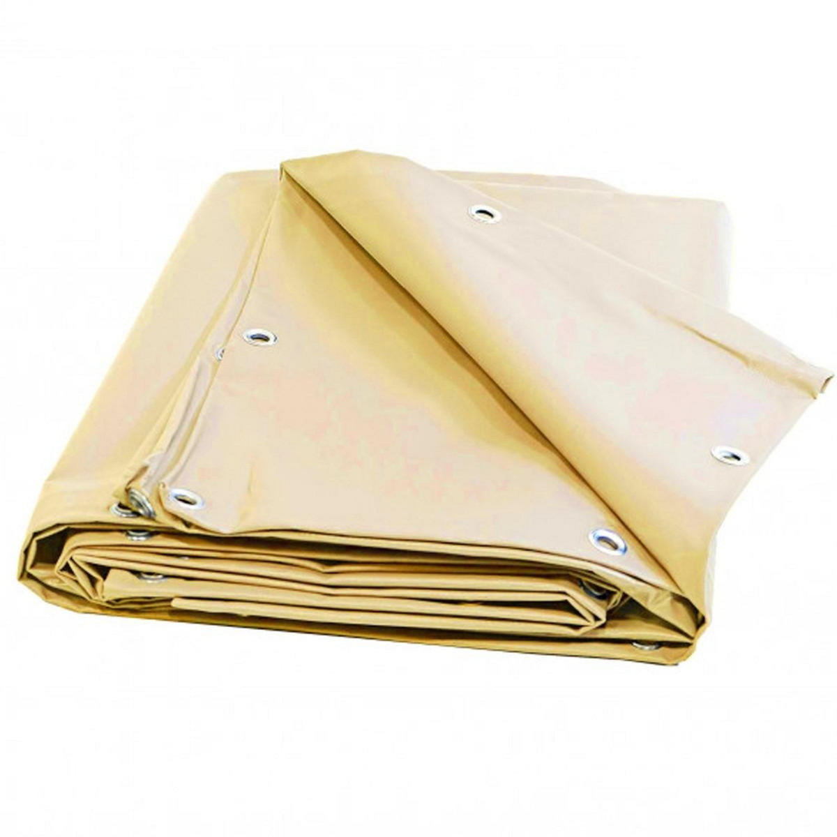 Univers du Pro Bâche Toiture 2 x 3 m Ivoire PVC résistance 640 g/m2 Haute Protection