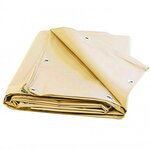 Univers du Pro Bâche Toiture 2 x 3 m Ivoire PVC résistance 640 g/m2 Haute Protection
