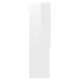 VIDAXL Meuble pour machine a laver Blanc brillant 70,5x25,5x90 cm