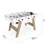 Voir la diapositive 3 : SOKKER Baby-foot de Bar Coliseum avec barres télescopiques et 3 Balles Lièges Inclus 153 x 75 x 90 cm