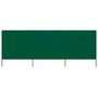 Voir la diapositive 1 : VIDAXL Paravent 3 panneaux Tissu 400 x 80 cm Vert