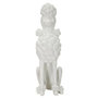 Voir la diapositive 3 : Paris Prix Statue Déco Chien  Caniche Assis  61cm Blanc