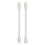 Voir la diapositive 2 : Paris Prix Lot de 2 Bâtonnets Silicone  Maquillage  7cm Blanc