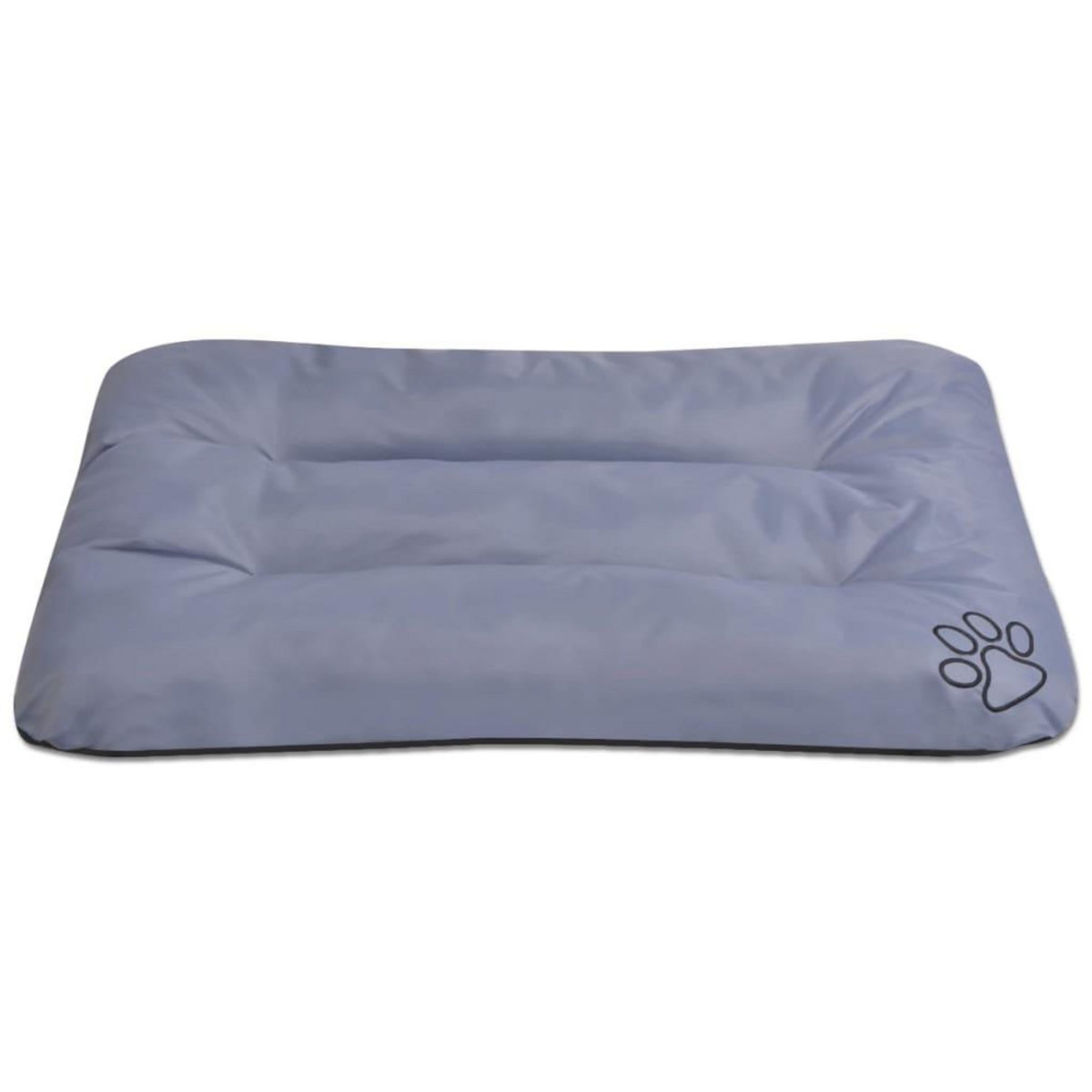 VIDAXL Matelas pour chiens Taille L Gris