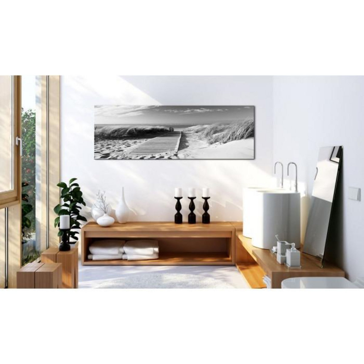 Paris Prix Tableau Imprimé  Brise de Mer  45x135cm